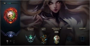 Conta com Riven Prestígio - Platina 3 / Diamond 4 S10 - League of Legends LOL