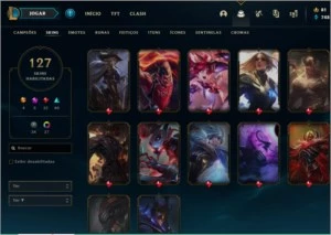 Conta com Riven Prestígio - Platina 3 / Diamond 4 S10 - League of Legends LOL