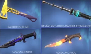 CONTA VALORANT - 5 FACAS - 2 MIL REAIS EM SKINS