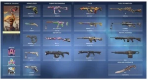 CONTA VALORANT - 5 FACAS - 2 MIL REAIS EM SKINS