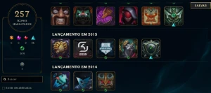 Conta Lol Esmeralda 2015 - League of Legends