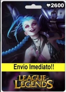 GIFT CARD LEAGUE OF LEGENDS 2600 RIOT POINTS LOL
