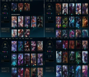 Conta LOL Mestre Lvl 292 80 Skins e + p ativar - League of Legends
