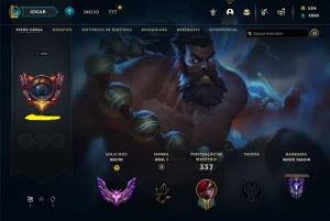 Conta LOL Mestre Lvl 292 80 Skins e + p ativar - League of Legends