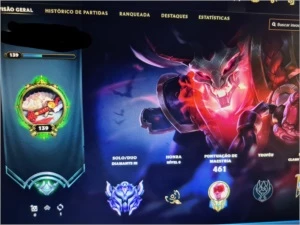 Conta Diamante 3 - League of Legends LOL