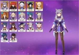 Diluc+Venti+Keqing+Qiqi+Tartaglia AR46 - Genshin Impact