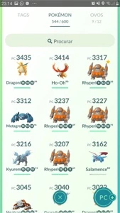 Pokemon GO lv 36,  Lendarios, Shiny, 4.500 moedas - Pokémon