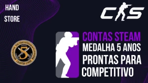 Conta Steam Com Medalha De 5 Anos No Cs2