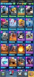 Conta Clash Royale Nivel 9 Arena 12