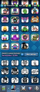 Conta Clash royale nível 59