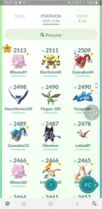 Conta  lvl 40 Pokémon go - Pokemon GO