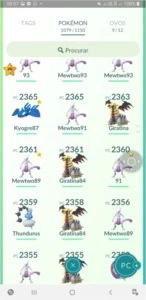 Conta  lvl 40 Pokémon go - Pokemon GO