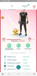 Conta  lvl 40 Pokémon go - Pokemon GO