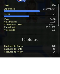 conta pxg lvl 190 seavell com 500 diamonds - PokeXGames