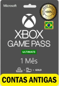 Xbox Gamepass Ultimate 1 Mês - CONTAS ANTIGAS