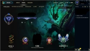 Conta Diamante 5 - Borda D1 - League of Legends LOL