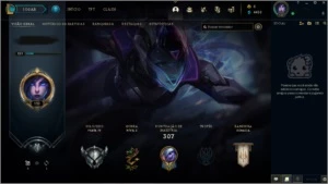 CONTA LOL +56 SKINS  COM LEE PUNHOS DIVINOS - League of Legends
