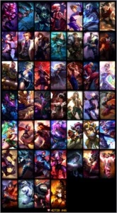 Unrankead/ 46 Skins / 80 Champs / 66 Emblemas - League of Legends LOL