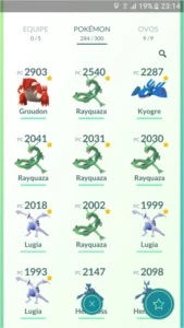 Conta de Pokémon GO