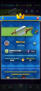 Conta lendária de Clash Royale
