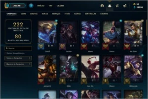 Conta ouro 2 com 28 skins e 53 champs ( MAIN ADC ) - League of Legends LOL