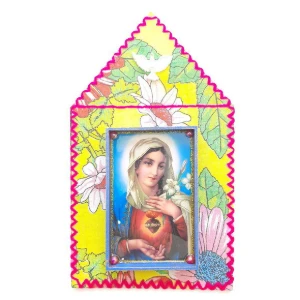 Capelinha "Sagrado Coração de Maria" - Artesanato e Personalizados