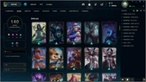 CONTA LOL, PLATINA IV, NVL 420 +TODOS OS DADOS - League of Legends