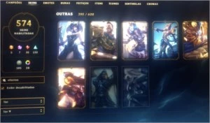 Conta League of Legends LOL