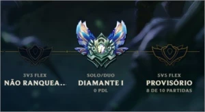 Conta Diamond 1 League of Legends LOL
