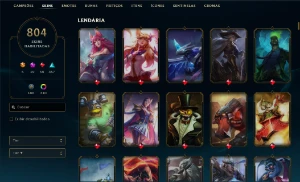 Conta Lol | Full Acesso | 804 Skins Raras & Prestigio - League of Legends