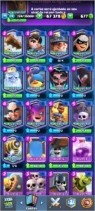Conta clash royale XP 11