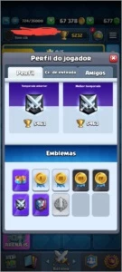 Conta clash royale XP 11