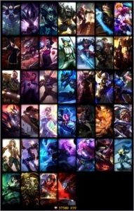 Conta LoL Level 46 Unranked com 39 skins - League of Legends