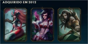 CONTA LOL DE 2012 TODOS OS CAMPEOES 173 SKINS - League of Legends