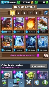 Conta nível 11 - Clash Royale