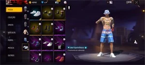 CONTA FREE FIRE 3 PASSES