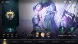 ESMERALDA IV + 20 SKINS  + 495 WC + PASSE WILD + 43 CAMPEÕES - League of Legends: Wild Rift LOL WR