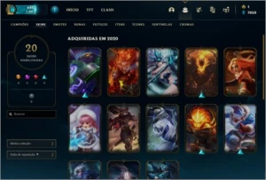 CONTA LOL BR - 4 SKINS EPICAS / 6 SKINS LEGADAS |Preço baixo - League of Legends