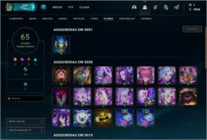 CONTA LOL BR - 4 SKINS EPICAS / 6 SKINS LEGADAS |Preço baixo - League of Legends