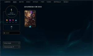 Conta LOL smurf diamante com 74% de winrate. - League of Legends