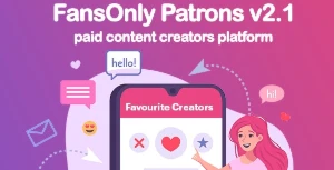FansOnly - Plataforma de criadores de conteúdo pago