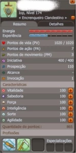 [HELIOBOROS] Vendo: Iop Nível 174 (VER DESCRIÇÃO) - Dofus