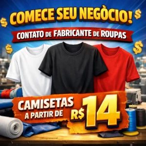 Fornecedor - Fábrica de roupas atacado
