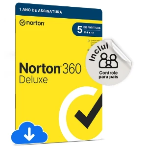 Norton Antivírus 360 Deluxe 5 dispositivos - PROMOÇÃO !!! - Softwares e Licenças