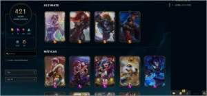 CONTA LOL NVL 453- 421 SKINS TODOS CHAMPS - League of Legends