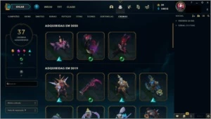 CONTA LOL NVL 453- 421 SKINS TODOS CHAMPS - League of Legends