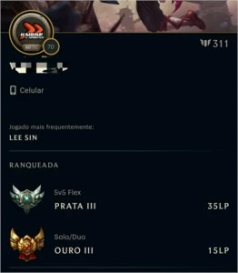 conta lol platina 2 - League of Legends