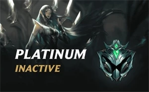 CONTA DE LEAGUE OF LEGENDS PLATINA! LOL