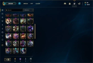 Conta Unranked com 150 Champs e 58 Skins - League of Legends LOL