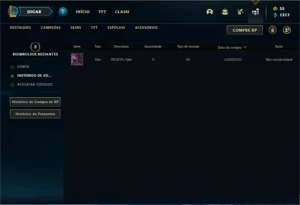Conta Unranked com 150 Champs e 58 Skins - League of Legends LOL